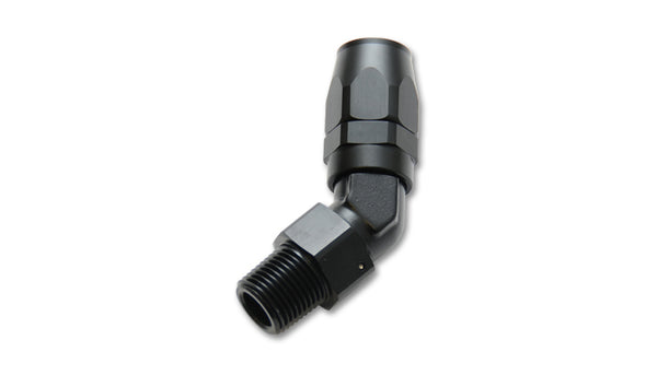 VIBRANT PERFORMANCE -8AN Male 3/8in NPT 45 Degree Hose End Fitting 26404