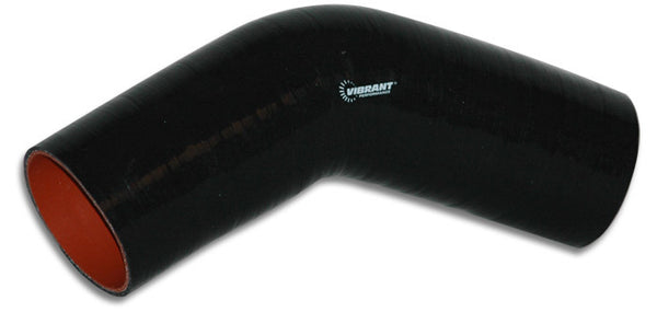 VIBRANT PERFORMANCE Silicone Hose 45 deg Elb 4in ID 2756