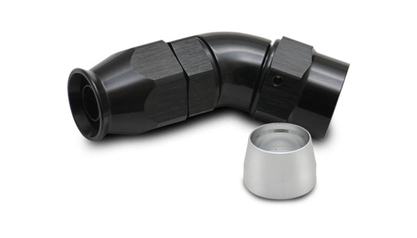 VIBRANT PERFORMANCE Fitting Hose End Full Flow PTFE 45 Degree 28406