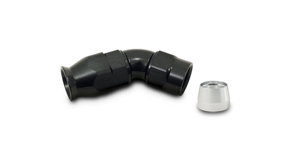 VIBRANT PERFORMANCE 45 Degree Hose Fitting for PTFE Lined Hose 28416