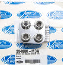 VINTAGE AIR 4 Way Square Bulkhead #8 and #10 O-Ring 384800-MBA