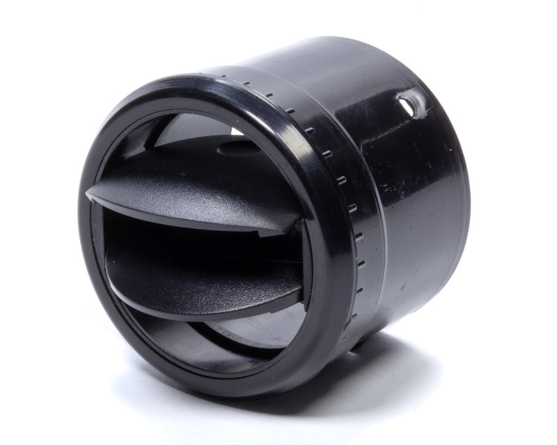 VINTAGE AIR Double Vane Louver Black Bezel 2.70in Diameter 499193