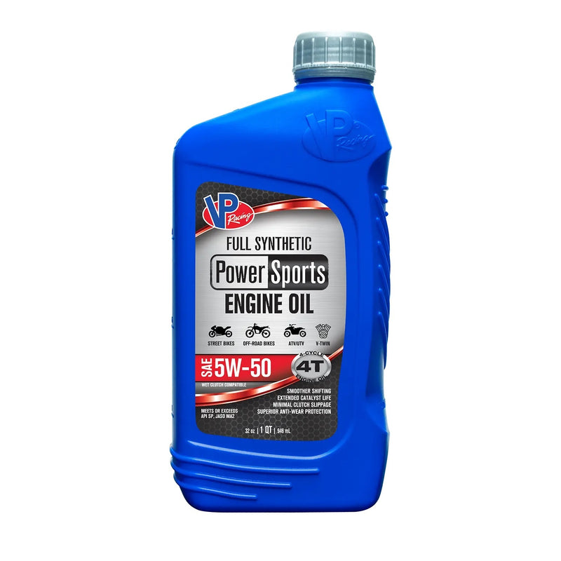 VP RACING Oil SAE 5w-50 Quart Powersport Synethic 2939