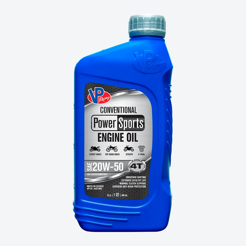 VP RACING Oil SAE 20w-50 Quart Conv Powersport 2949