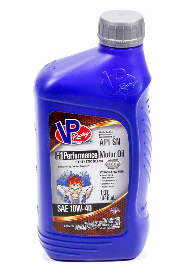 VP RACING VP 10w40 HI-Performance Racing 1 Qt - 32oz 2965