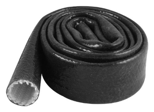 Vibrant Performance 25813 VIB25813 HEAT PROTECT FLEXIBLE SLEEVING, SIZE: 1IN (5 FOOT LENGTH) - BLACK ONLY