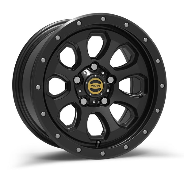 WARN Wheel 17x8.5 Moonsault Black 5x5 (5x127mm) 106685