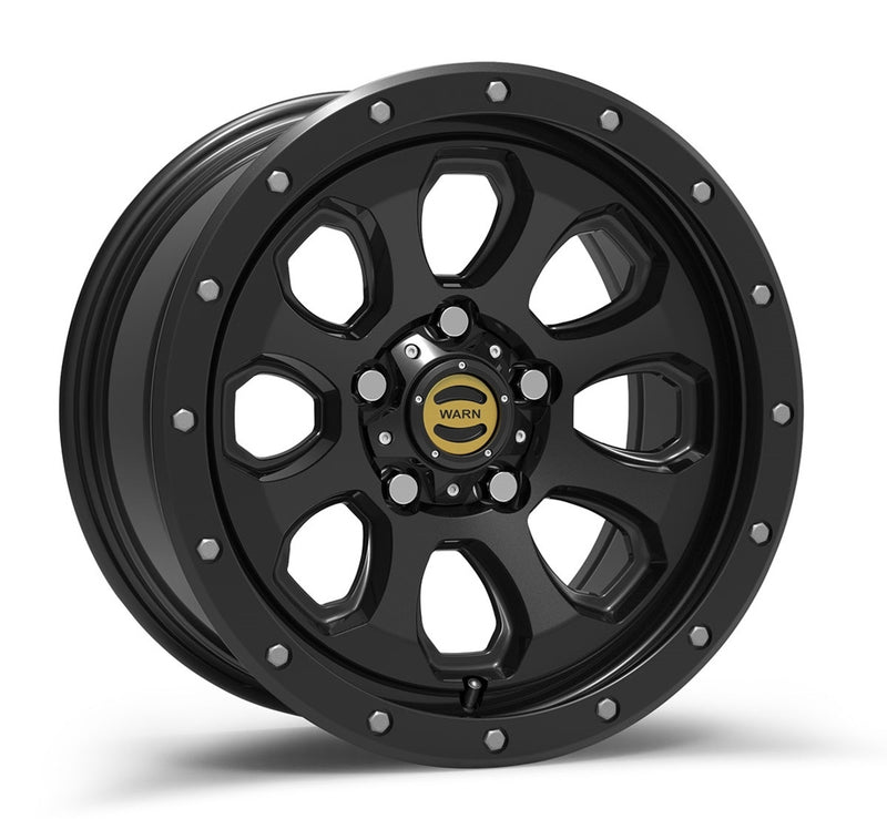 WARN Wheel 17x8.5 Moonsault Black 5x5 (5x127mm) 106685