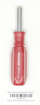WILLYS CARB Float Bowl Tool- Red WCD3300