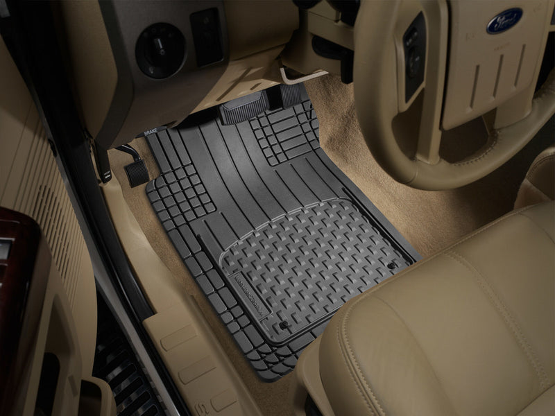 WEATHERTECH Black All Vehicle Front and Rear OTH Mats 11AVMOTHSB