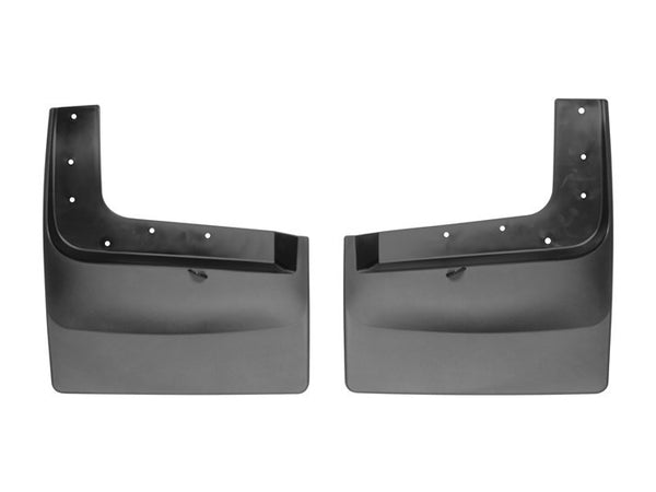 WEATHERTECH 17- Ford F250 Rear Black No Drill Mudflaps 120074