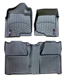 WEATHERTECH 07-14 Silverado Front & Rear Floorliners Black 44066-1-0
