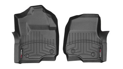 WEATHERTECH 17- Ford F250 Front Floor Liners Black 4410121