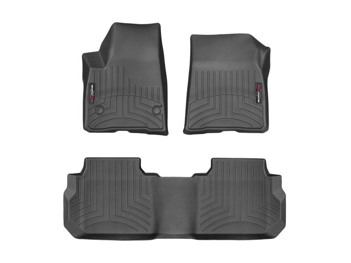 WEATHERTECH Black Front and Rear Flo orliners GMC Acadia/Acad 441080-1-2