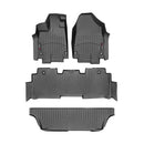 WEATHERTECH Black Front And Rear Floorliners 441218-1-2-3