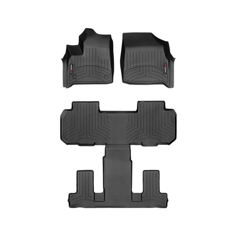 WEATHERTECH Black Front and Rear Flo orliners 18- Traverse 441228-1-2