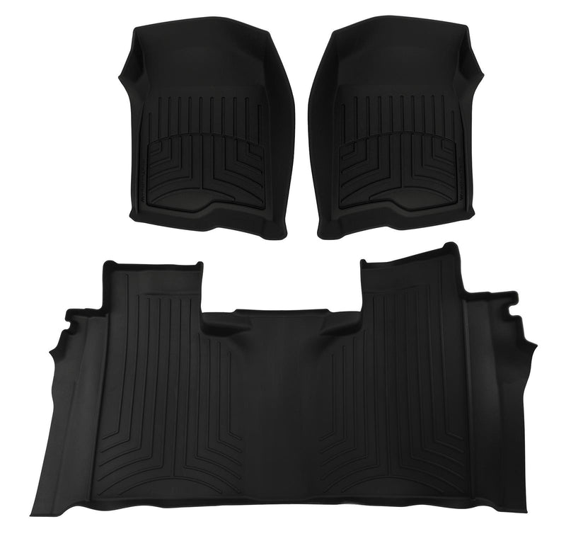 WEATHERTECH Black Front & Rear Floor Liner HP 441436-1-2IM