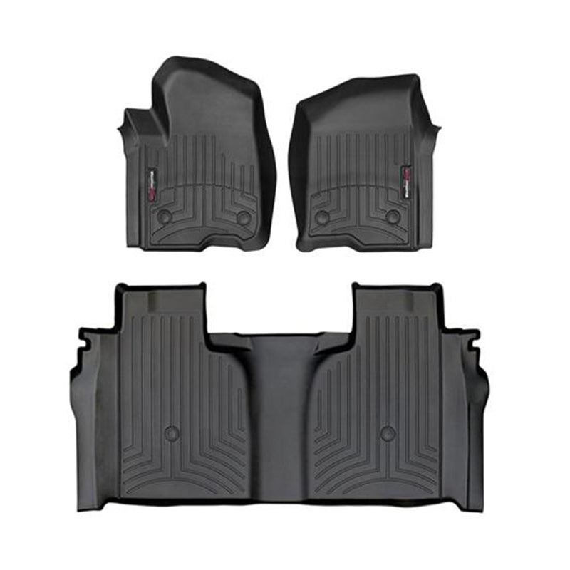 WEATHERTECH Black Front and rear Flo orliners 441436-1-2