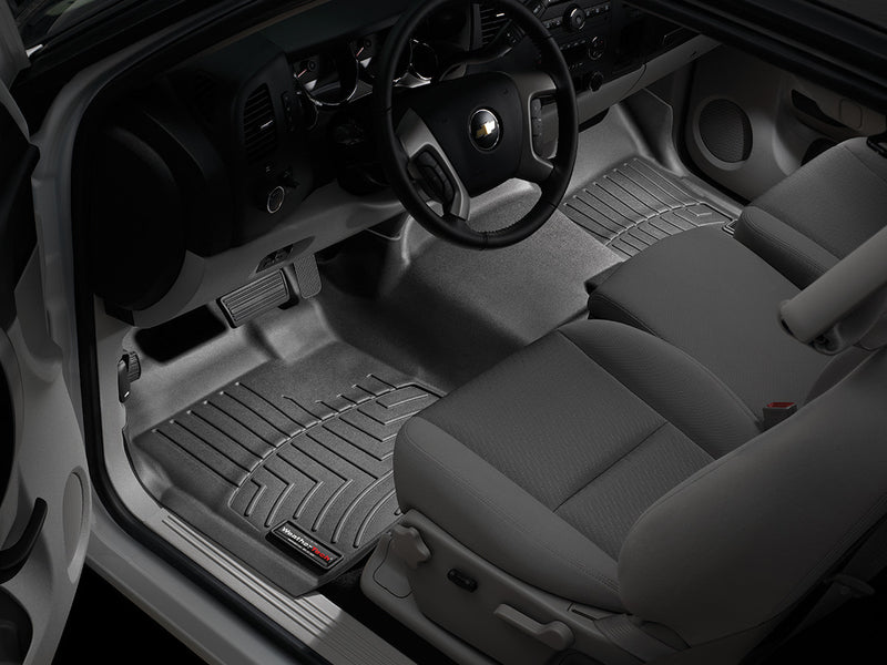 WEATHERTECH 07- GM P/U Crew Cab Front Floor Liners Black 442941