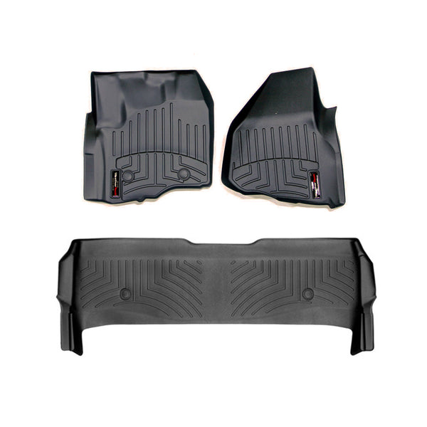 WEATHERTECH Black Front And Rear Floorliners 444331-443052