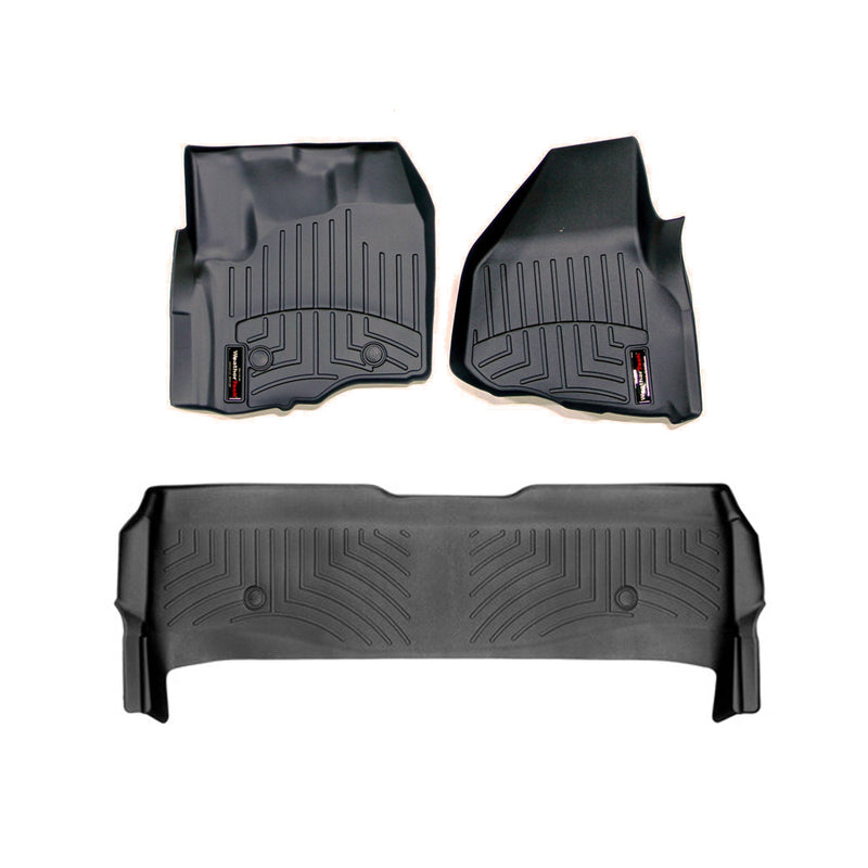 WEATHERTECH Black Front And Rear Floorliners 444331-443052