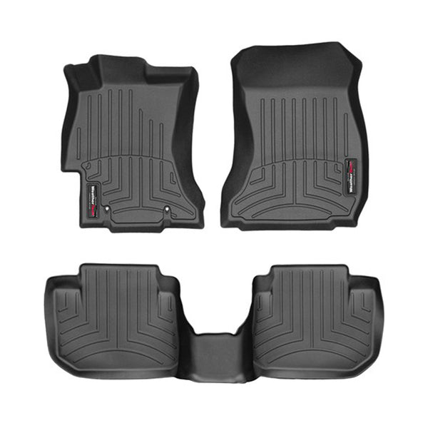 WEATHERTECH Black Front And Rear Floorliners 15537054