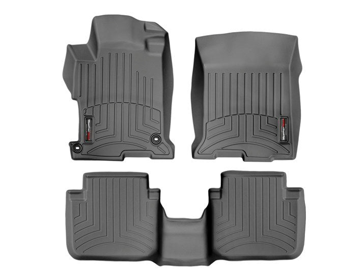 WEATHERTECH 13-16 Honda Accord Front & Rear Floor Liners Blk 15552395