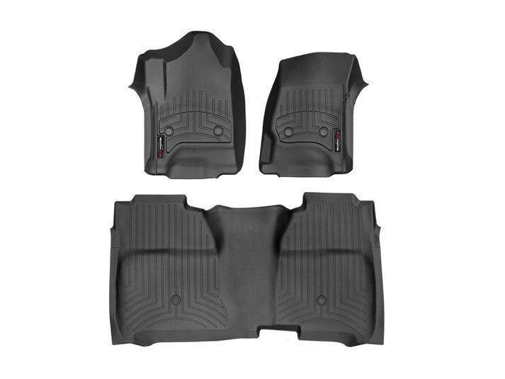 WEATHERTECH 14- GM P/U Front and Rear Floor Liners Black 446071-445422