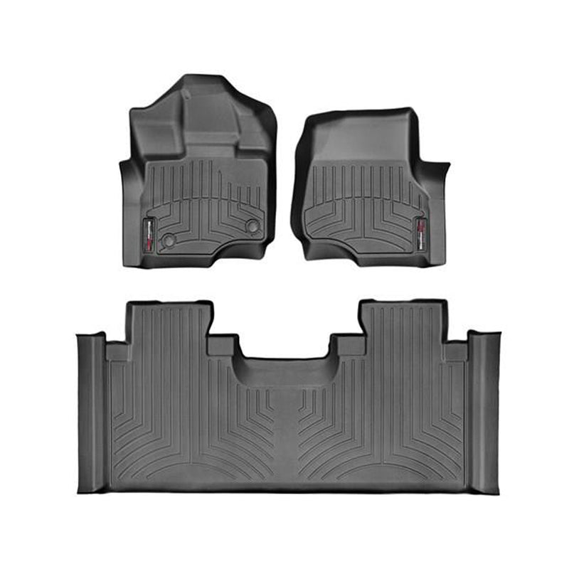 WEATHERTECH Black Front and Rear Flo orliners 15- Ford F-150 15631288