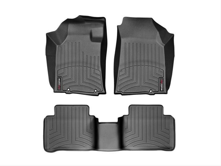 WEATHERTECH Black Front and Rear Floorliners 448321-441712