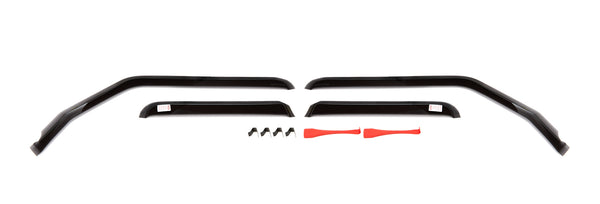 WEATHERTECH Dark Smoke Front&Rear Si de Window Deflectors 82922