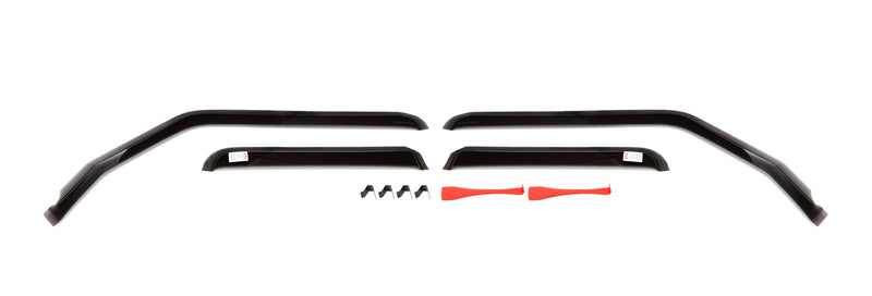 WEATHERTECH Dark Smoke Front&Rear Si de Window Deflectors 82922