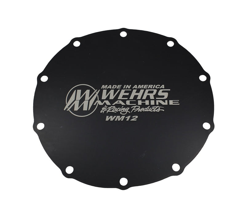 WEHRS MACHINE Ford 9in Cover Black Ano Aluminum. WM12