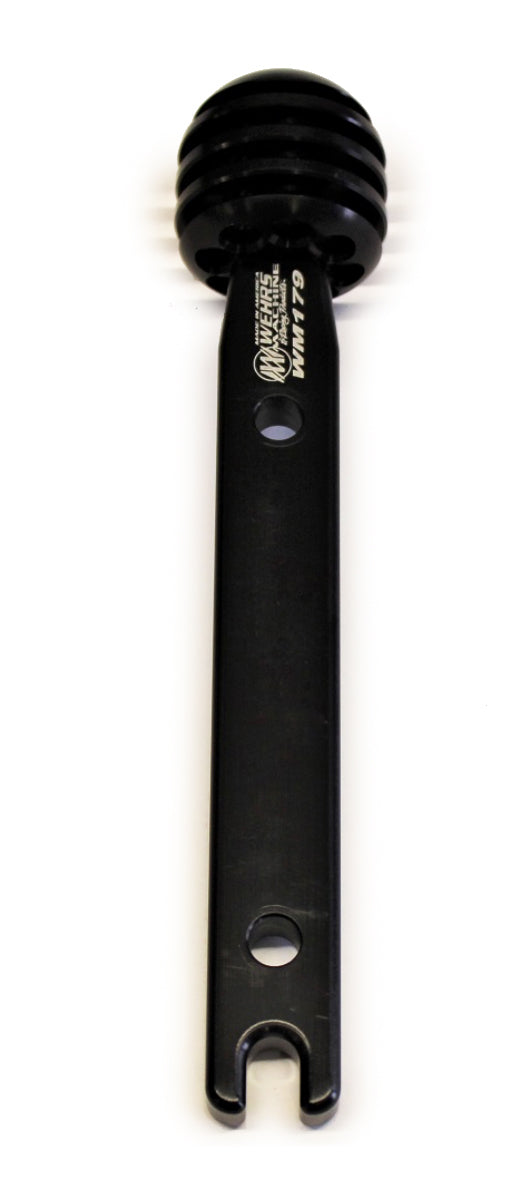 WEHRS MACHINE Shift Handle Straight w/ Knob Black 5-1/2in Tall WM29179