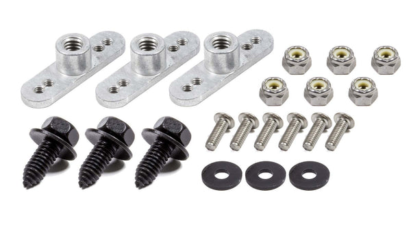 WEHRS MACHINE Mud Cover Conversion Plates 5/16-18 Alum 3pk WM377A-312-3