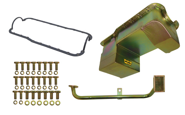WEIAND 7qt Oil Pan Kit RR Sump SBF 302 79-93 Zinc 5041WND
