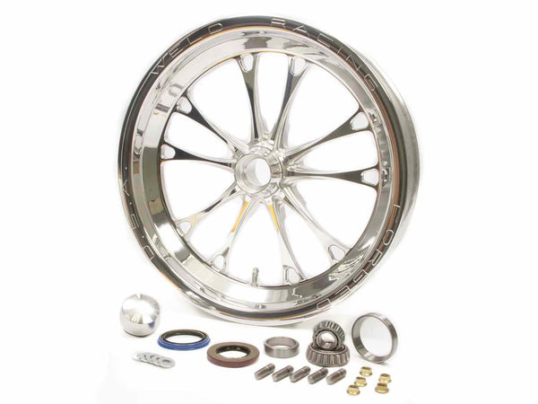 WELD RACING V-Series Frt Drag Wheel Pol 15x3.5 Strange Mount 84P-15001