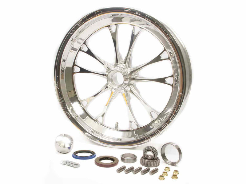 WELD RACING V-Series Frt Drag Wheel Pol 15x3.5 Strange Mount 84P-15001