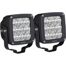 WESTIN Axis LED Auxiliary Light Square Spot Pattern Pair 09-12219A-PR