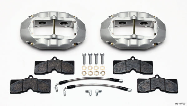 WILWOOD Rear Brake Kit 65-82 Corvette Clear Anodized 140-10790