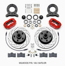 WILWOOD Front Disc Brake Kit Blk 65-59 Mustang Hub/Rotor 140-13476-DR