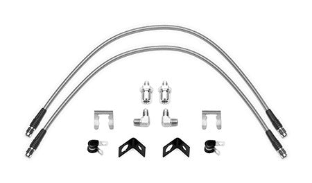WILWOOD Brake Line Kit 25in x 3/8-24 to 90 Deg. 220-16439