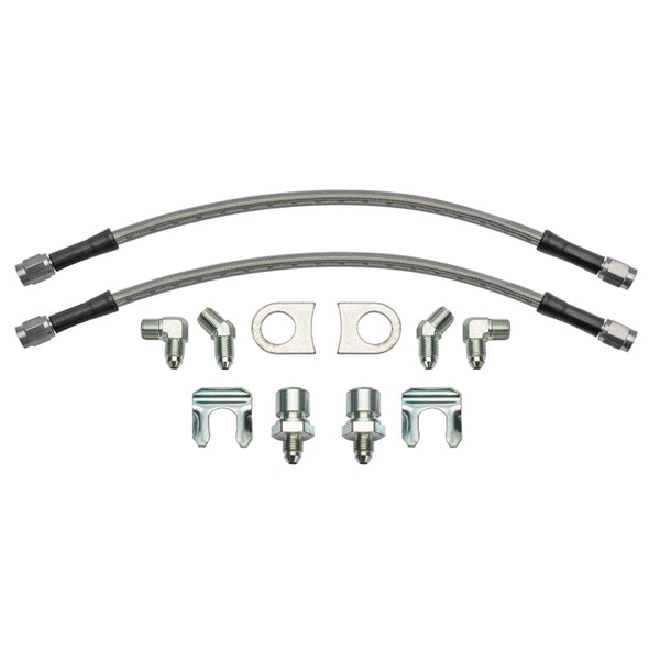 WILWOOD Flexline Kit 12in 3/8-24 to 90 Deg. 220-17288