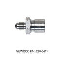 WILWOOD Adapter Fitting -3AN To M10X1.0 Steel Zinc 220-6413