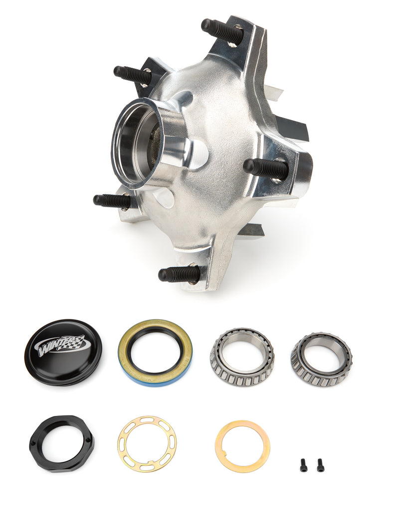 WINTERS Hub Kit Front Wide 5 Snap Cap Perm Mold Alum 3755F
