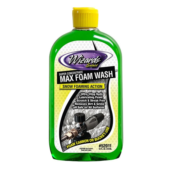 WIZARDS PRODUCTS Max Foam Wash 16 oz 52011