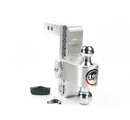 WEIGH SAFE Turnover Ball 8in Drop Hitch w/ 2in Shank CTB8-2
