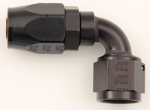 XRP-XTREME RACING PROD. #10 90 Deg Dbl Swivel Hose End Black 209010BB