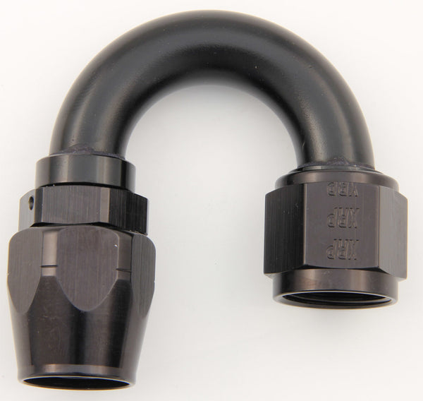 XRP-XTREME RACING PROD. #8 180 Deg Dbl Swivel Hose End Black 218008BB