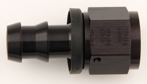 XRP-XTREME RACING PROD. #10 Str Push-On Hose End Black 230010BB